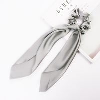 New Fashion Simple Ribbon Hairband Bow Satin Solid Color Long Ribbon Cheap Hairband Wholesale sku image 7