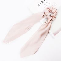 New Fashion Simple Ribbon Hairband Bow Satin Solid Color Long Ribbon Cheap Hairband Wholesale sku image 6