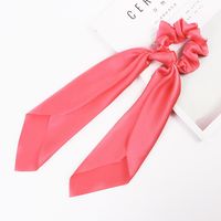 New Fashion Simple Ribbon Hairband Bow Satin Solid Color Long Ribbon Cheap Hairband Wholesale sku image 4