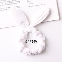 New Fashion Gold Velvet Steel Silk Rabbit Ear Flannel Korean Simple Fashion Cheap Hair Ring Wholesale sku image 11