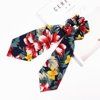 New Fashion Spring Ribbon Hairband Knotted Square Scarf Tassel Cheap Hairband Wholesale sku image 30