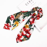 New Fashion Spring Ribbon Hairband Knotted Square Scarf Tassel Cheap Hairband Wholesale sku image 31