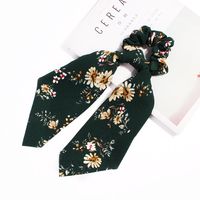 New Fashion Spring Ribbon Hairband Knotted Square Scarf Tassel Cheap Hairband Wholesale sku image 4