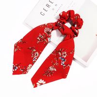 New Fashion Spring Ribbon Hairband Knotted Square Scarf Tassel Cheap Hairband Wholesale sku image 2