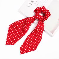 New Fashion Spring Ribbon Hairband Knotted Square Scarf Tassel Cheap Hairband Wholesale sku image 8