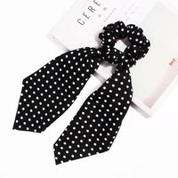 New Fashion Spring Ribbon Hairband Knotted Square Scarf Tassel Cheap Hairband Wholesale sku image 6