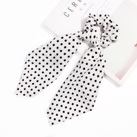 New Fashion Spring Ribbon Hairband Knotted Square Scarf Tassel Cheap Hairband Wholesale sku image 10