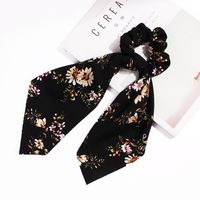 New Fashion Spring Ribbon Hairband Knotted Square Scarf Tassel Cheap Hairband Wholesale sku image 1