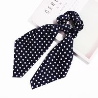 New Fashion Spring Ribbon Hairband Knotted Square Scarf Tassel Cheap Hairband Wholesale sku image 7