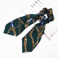 New Fashion Spring Ribbon Hairband Knotted Square Scarf Tassel Cheap Hairband Wholesale sku image 20