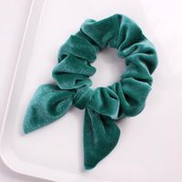 New Fashion Pointed Rabbit Ears Velvet Bow Cheap Hair Rope Wholesale sku image 12