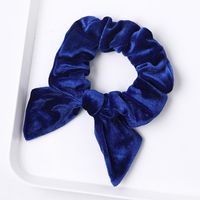 New Fashion Pointed Rabbit Ears Velvet Bow Cheap Hair Rope Wholesale sku image 14