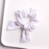 New Fashion Pointed Rabbit Ears Velvet Bow Cheap Hair Rope Wholesale sku image 5