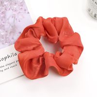 New Fashion Silky Color Hair Ring Gold Light Forged Fabric Twist Hair Ring Wholesale sku image 4