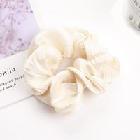 New Fashion Silky Color Hair Ring Gold Light Forged Fabric Twist Hair Ring Wholesale sku image 6