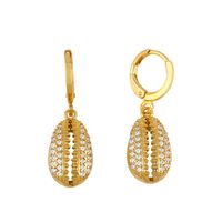 French Light Luxury Shell Earrings Earrings Women sku image 1