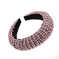 Baroque Fashion Headband Colored Full Diamond Delicate Crystal Headdress sku image 4