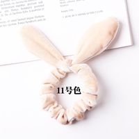 Neuer Goldener Samt Stahl Seide Kaninchen Ohren Flanell Koreanische Einfache Mode Haars Eil Haar Ring Grenz Überschreitend 2021 sku image 6