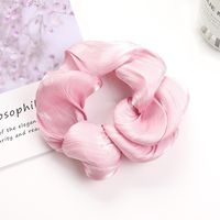 New Fashion Silky Color Hair Ring Gold Light Forged Fabric Twist Hair Ring Wholesale sku image 1