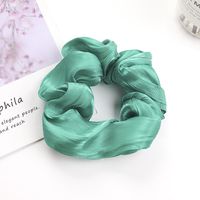 New Fashion Silky Color Hair Ring Gold Light Forged Fabric Twist Hair Ring Wholesale sku image 8