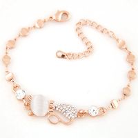 Korean Fashion Sweet Flash Diamond Cute Kitty Lady Bracelet Wholesale main image 2