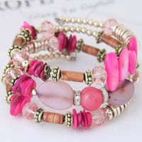 Bohemian Style Shell Turquoise Mix And Match Multilayer Bracelets Wholesale main image 1