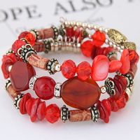 Bohemian Style Shell Turquoise Mix And Match Multilayer Bracelets Wholesale main image 3