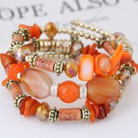Bohemian Style Shell Turquoise Mix And Match Multilayer Bracelets Wholesale main image 8