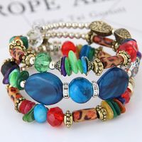 Böhmischen Stil Shell Türkis Mischen Und Spiel Multilayer Armbänder Großhandel sku image 3