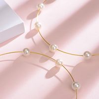 Yi Wu Jewelry New Pearl Big Circle Earrings Fashion Exaggerated Pearl Earrings Women Wholesale main image 6