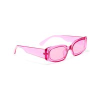 New Fashion Candy Color Square Sunglasses Color Transparent Glasses Wholesale main image 5