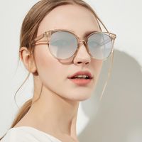 جديد الأزياء جولة الرجعية النظارات الشمسية شفافة إطار نظارات main image 1