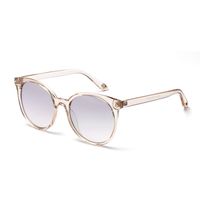 81341 Runde Retro-sonnenbrille Mit Transparentem Rahmen Für Frauen main image 4