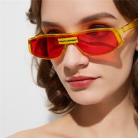 جديد موضة الأحمر النظارات الشمسية الرجعية مربع أزياء النظارات الشمسية الجملة main image 1