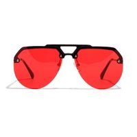Korean Big Frame Trend Half Frame Sunglasses Hip Hop Trend Sunglasses Wholesale main image 3