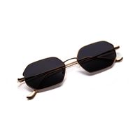 Metal Frame Sunglasses Small Frame Marine Transparent Colored Lens Glasses main image 5