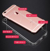 Iphone X Mobile Phone Case Dustproof Anti-slip Transparent Tpu Protective Case main image 3