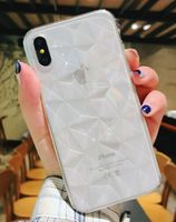 Transparent Diamond Pattern Mobile Phone Case For Iphone 11 Apple Xs Max / 6plus Diamond Tpu Protective Cover main image 6