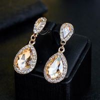 Retro Water Droplets Plating Alloy Earrings Ear Studs main image 4