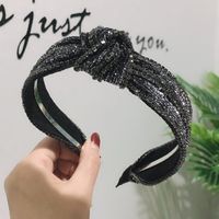 Fashion Hair Accessories Wholesale Bright Silk Headband Ultra Flash Fashion Hair Hoop Women sku image 1