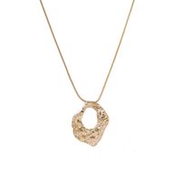 Fashion New Snake Chain Pendant Necklace Geometric Bump Design Alloy Sweater Chain Wholesale main image 6