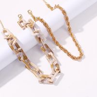 New Accessories Creative Fashion Hip-hop Resin Suit Necklace Jewelry Wholesale main image 3