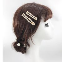 Pearl Hairpin Female Korean Side Clip Hairpin New Girl Clip Cheap Headgear Wholesale main image 5