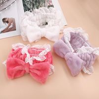 Koreanisches Süßes Und Süßes Mori Mädchen Spitze Netto-promi-haar Gürtel Gesicht Waschen Make-up Maske Stirnband Stirnband Mädchen main image 5