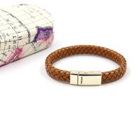 Vintage Woven Leather Rope Bracelet Leather Bracelet Fashion Jewelry sku image 2