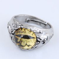 Yiwu Jewelry Wholesale Fashion Punk Simple Devil&#39;s Eye Open Ring Venta Al Por Mayor sku image 4