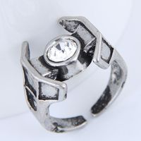 Yiwu Jewelry Wholesale Fashion Punk Retro Simple Unique Ring sku image 1