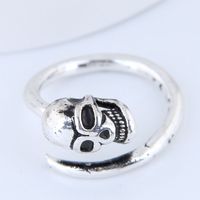 Yiwu Jewelry Wholesale Fashion Skull Retro Simple Open Ring main image 1