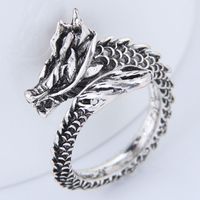 Yiwu Jewelry Wholesale Fashion Dragon Retro Simple Ring main image 1