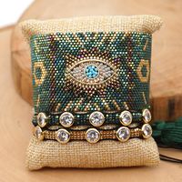 Miyuki Woven Diamond Bracelet Evil Eye Religious Totem Ethnic Style Set main image 1